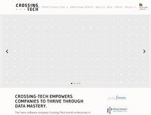 Tablet Screenshot of crossing-tech.com